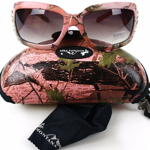 Montana west pink camo sunglasses Clearance